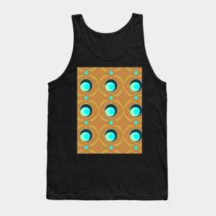 Beads and Scallops on Gold Tank Top